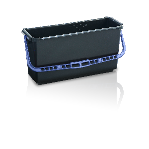 Seau 15 L anthracite | Poignée bleue